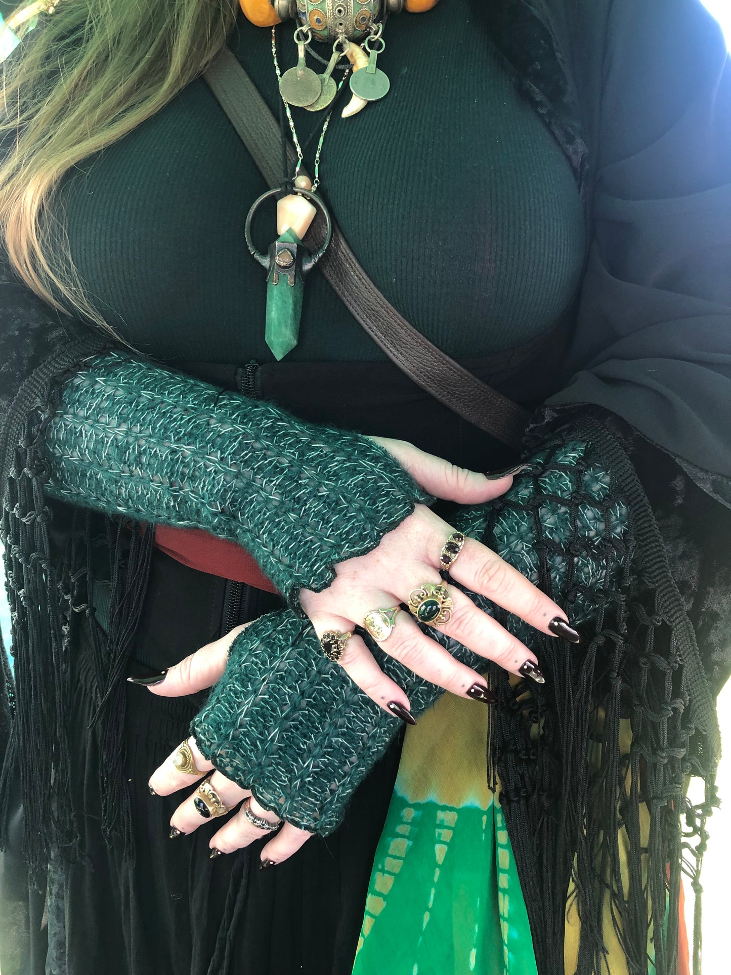 Fairycore knit arm warmers