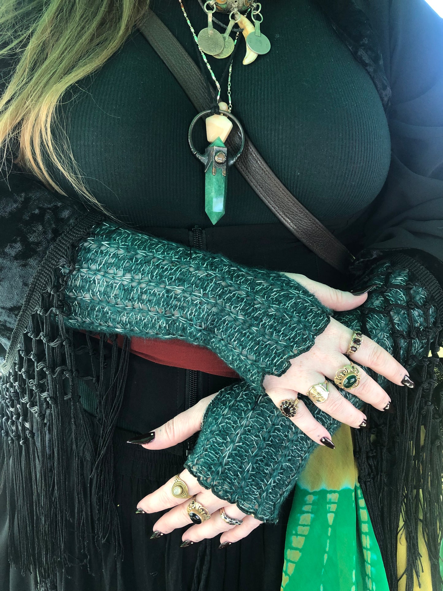 Fairycore knit arm warmers